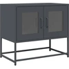 Image de vidaXL Armoire TV anthracite 68x39x60,5 cm Acier laminé à froid