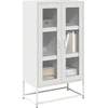 Image de vidaXL Highboard blanc 68x39x123 cm acier