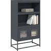 Image de vidaXL Highboard Anthracite 68x39x123 cm Acier