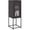 Image de vidaXL Sideboard noir 36x39x107 cm Acier laminé à froid