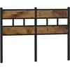 Image de VidaXL 4017085, Noir, Chêne, Fer, Bois, 135 cm, 1420 mm, 91,5 cm