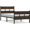 Image de vidaXL Cadre de lit sans matelas avec tête et pied de lit 80x200 cm