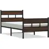 Image de vidaXL Cadre de lit sans matelas avec tête et pied de lit 90x190 cm