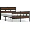Image de vidaXL Cadre de lit sans matelas avec tête et pied de lit 120x190 cm