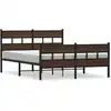 Image de vidaXL Cadre de lit sans matelas avec tête et pied de lit 140x190 cm