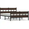 Image de vidaXL Cadre de lit sans matelas avec tête et pied de lit 140x200 cm