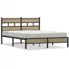 Image de vidaXL Cadre de lit sans matelas Chêne Sonoma 140x190 cm Bois composite