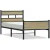 Image de vidaXL Cadre de lit sans matelas Chêne Sonoma 80x200 cm Bois composite