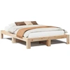 Image de vidaXL Lit en pin massif sans matelas 150x200 cm