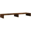 Image de vidaXL Support d'écran chêne fumé 100x27x10 cm bois composite