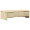 Image de vidaXL Support d'écran avec tiroirs Chêne Sonoma 50x27x15 cm