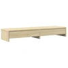 Image de vidaXL Support pour écran avec tiroirs, chêne Sonoma, 100 x 27 x 15 cm, aggloméré