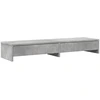 Image de vidaXL Support d'écran avec tiroirs gris béton 100x27x15 cm