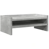 Image de vidaXL Support d'écran gris béton 42x24x16 cm Bois composite