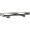 Image de vidaXL Support d'écran gris béton 100x27x15 cm Bois composite