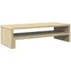 Image de vidaXL Support pour écran Chêne Sonoma 54x22x15 cm Bois composite
