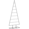Image de vidaXL Sapin de Noël en métal pour décorations Noir 150 cm