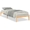 Image de vidaXL Lit en bois massif extra-long sans matelas 80x210 cm pin