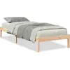 Image de vidaXL Lit en bois massif extra long sans matelas 90x210 pin