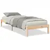 Image de vidaXL Lit en bois massif extra-long sans matelas 100x210 cm pin