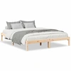 Image de vidaXL Lit en bois massif extra long sans matelas 140x210 pin