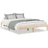 Image de vidaXL Lit en bois massif extra long sans matelas 160x210 pin