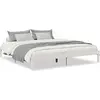 Image de vidaXL Lit en bois massif extra long sans matelas blanc 200x210 en pin