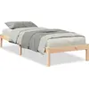Image de vidaXL Lit en bois massif extra long sans matelas 90x220 pin