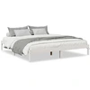 Image de vidaXL Lit en bois massif extra long sans matelas blanc 180x220 en pin