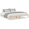 Image de vidaXL Lit extra-long en bois massif sans matelas 200x220 pin