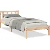 Image de vidaXL Lit en bois massif extra-long sans matelas 80x210 cm pin