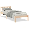 Image de vidaXL Lit en bois massif extra long sans matelas 90x210 pin