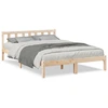 Image de vidaXL Lit en bois massif extra long sans matelas 160x210 pin