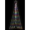 Image de Sapin De Noël À Led 339 Led Colorées 187 Cm Vidaxl