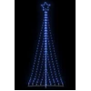 Image de Sapin De Noël À Led 447 Led Bleu 250 Cm - Vidaxl