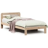 Image de vidaXL Lit en bois massif sans matelas 90x200 pin