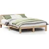 Image de vidaXL Lit en bois massif sans matelas 120x200 cm en pin