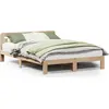 Image de vidaXL Lit en bois massif sans matelas 160x200 cm pin
