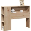 Image de vidaXL Tête de lit avec espace de rangement 75 cm pin massif