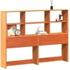 Image de vidaXL Tête de lit avec espace de rangement brun cireux 150 cm pin massif