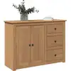 Image de Buffet à tiroirs vidaXL PANAMA 112 x 40 x 80 cm en pin massif