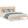 Image de vidaXL Lit en bois massif extra long sans matelas 160x210 cm