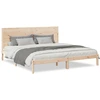Image de vidaXL Lit en bois massif extra long sans matelas 180x210 cm