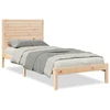 Image de vidaXL Lit en bois massif extra long sans matelas 90x220 cm