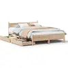 Image de vidaXL Lit en bois massif sans matelas 120x190 cm pin