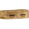 Image de vidaXL Armoire TV murale 60x30x19 cm Bois de manguier rugueux
