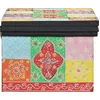 Image de Meuble TV vidaXL avec étagère, multicolore, 80 x 30 x 22 cm, aggloméré