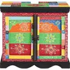 Image de vidaXL Meuble sous-lavabo brun 60 x 35 x 55 cm bois massif mangue