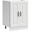 Image de vidaXL Armoire sous évier Kalmar blanc 60x46x81,5 cm Bois composite