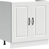Image de vidaXL Armoire sous évier Kalmar blanc 80x46x81,5 cm Bois composite